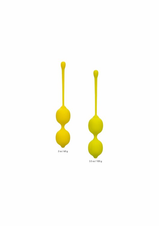 Kegel Training Set Lemon