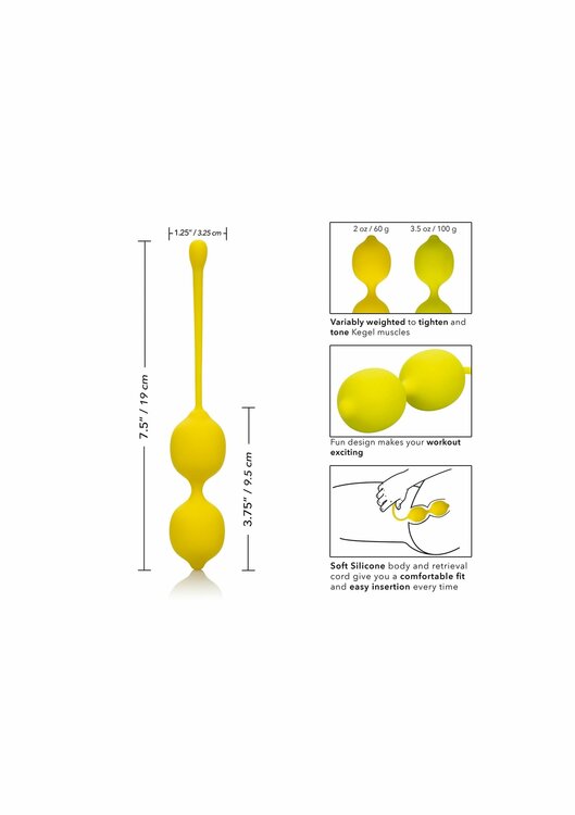 Kegel Training Set Lemon