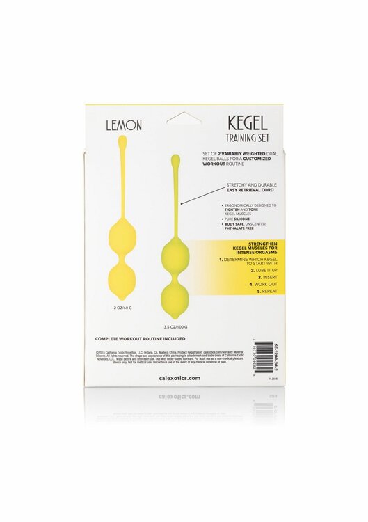 Kegel Training Set Lemon