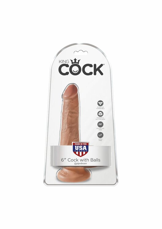 King Cock 6&#039; Cock With Balls
