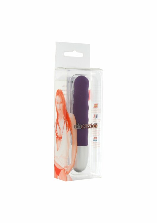 Discretion Ribbed Vibrator