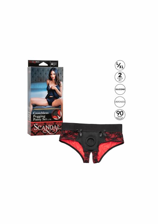 Scandal Crotchless Set L/XL