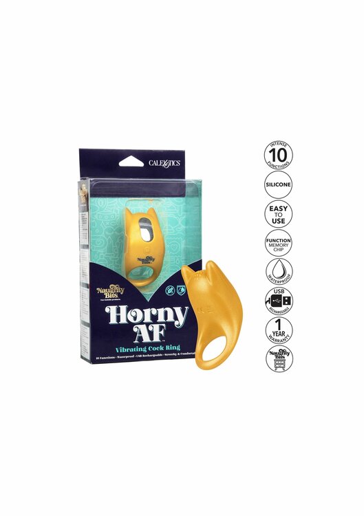 Horny AF Vibrating Cock Ring