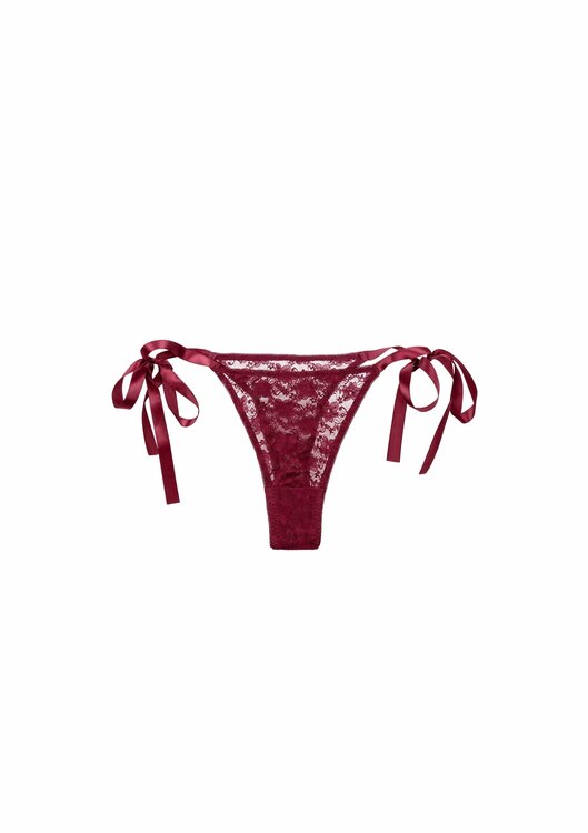 Remote Control Lace Thong Set