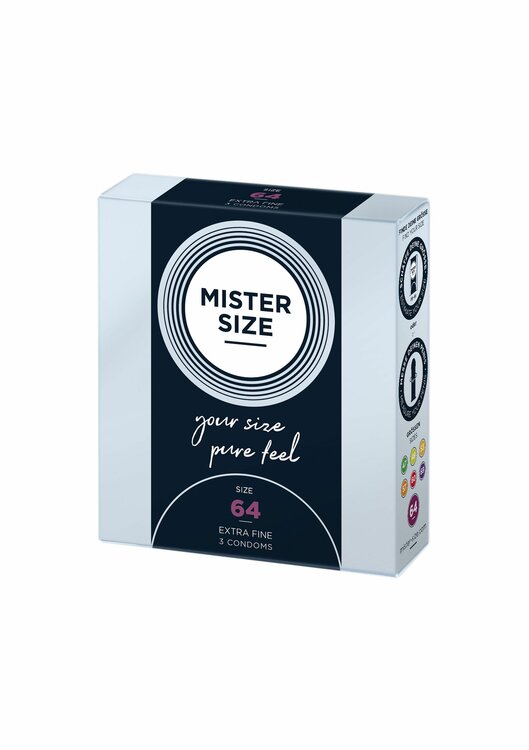 MISTER SIZE 64mm Condoms 3pcs