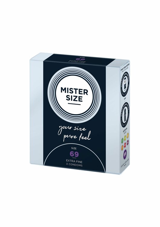 MISTER SIZE 69mm Condoms 3pcs