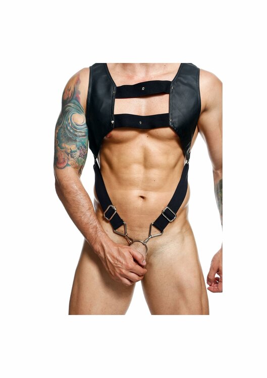 DNGEON Top Cockring Harness