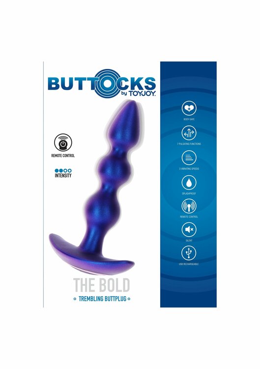 The Bold Beaded Vibr Anal Plug