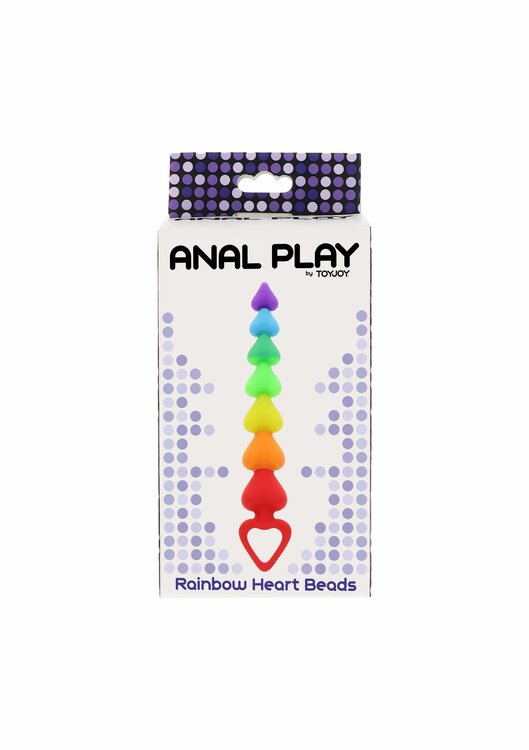 Rainbow Heart Beads