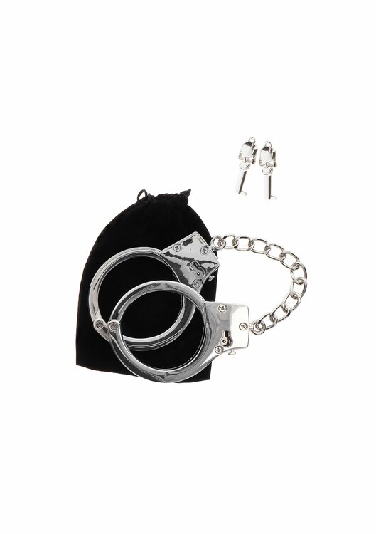 Silver Plated BDSM Handcuffs