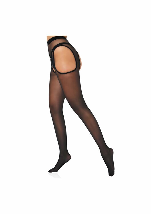 Satin Touch Suspender Tights