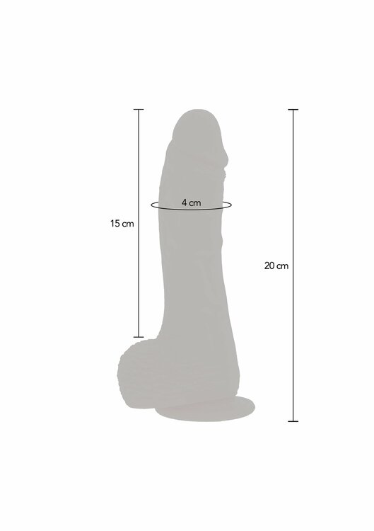 Up&amp;Down Rotating Vibr Dildo