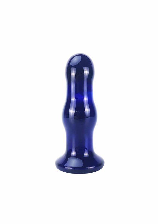 Gleaming Vibrating Glass Plug