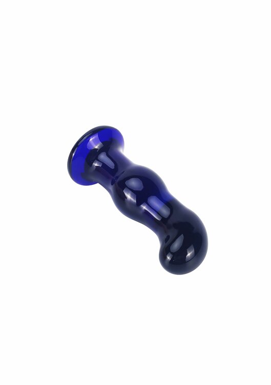 Gleaming Vibrating Glass Plug