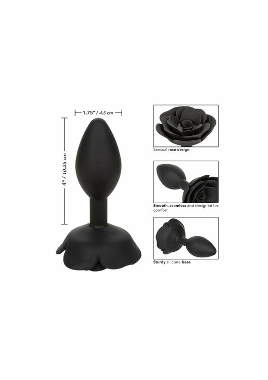 Large Rose Anal Plug