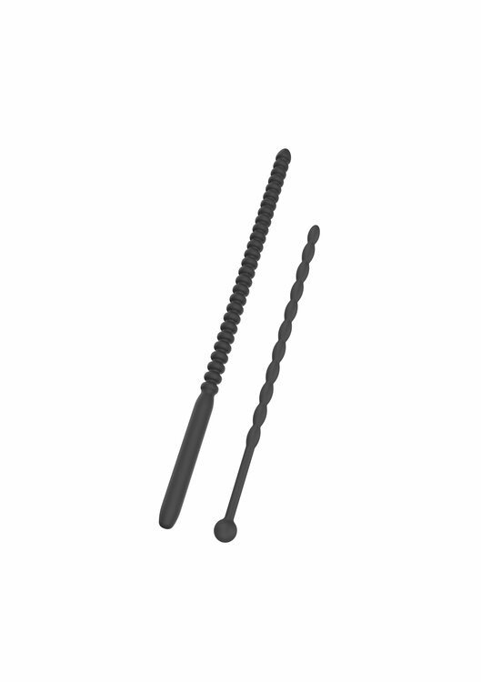 Ribbed Penis Dilator Set 2 pcs