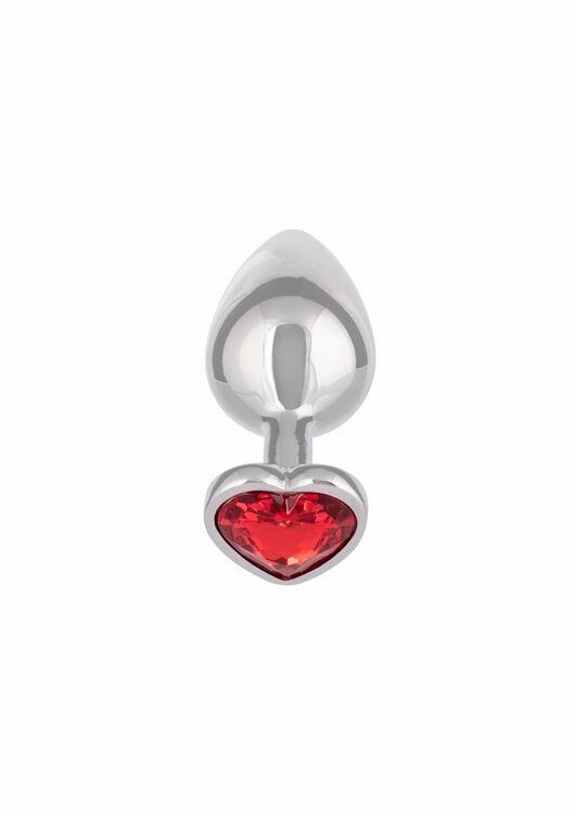 Jewel Large Ruby Heart Plug