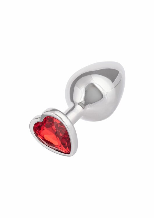 Jewel Large Ruby Heart Plug