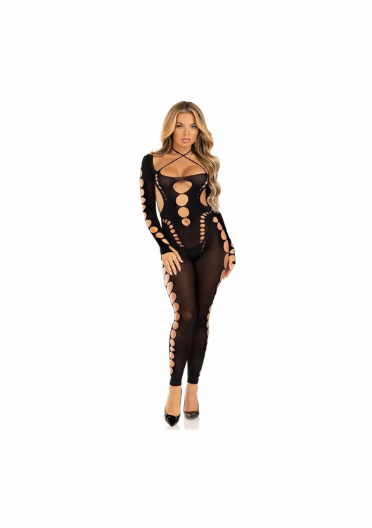 Seamless footless bodystocking