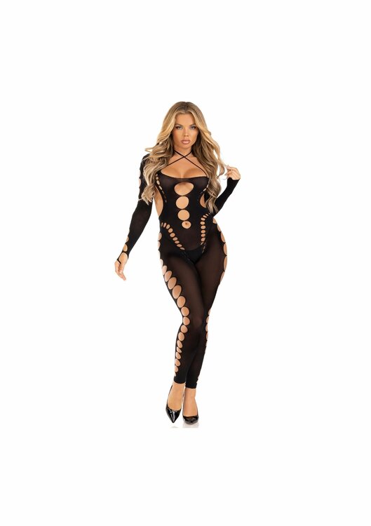 Seamless footless bodystocking