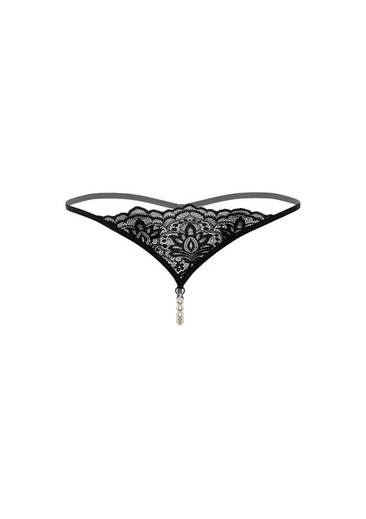 Pearl beaded g-string