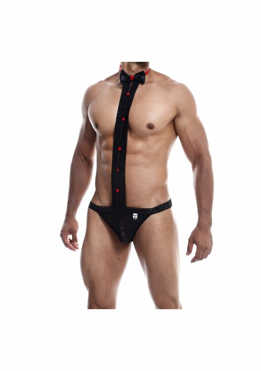 MOB Tuxedo Lace Thong