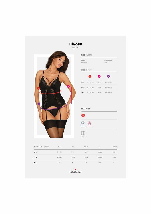 Diyosa Corset &amp; Thong