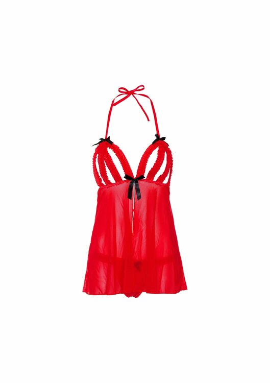 Peek-a-boo Ruffle Babydoll