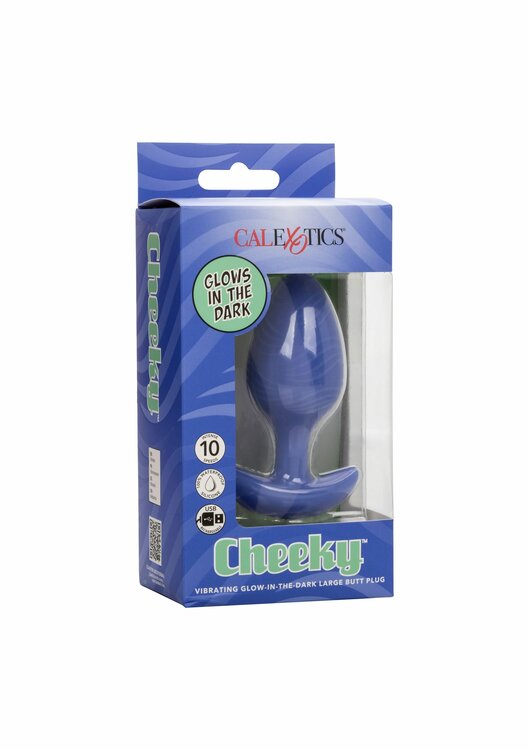 Cheeky Glow Vibrating Plug L