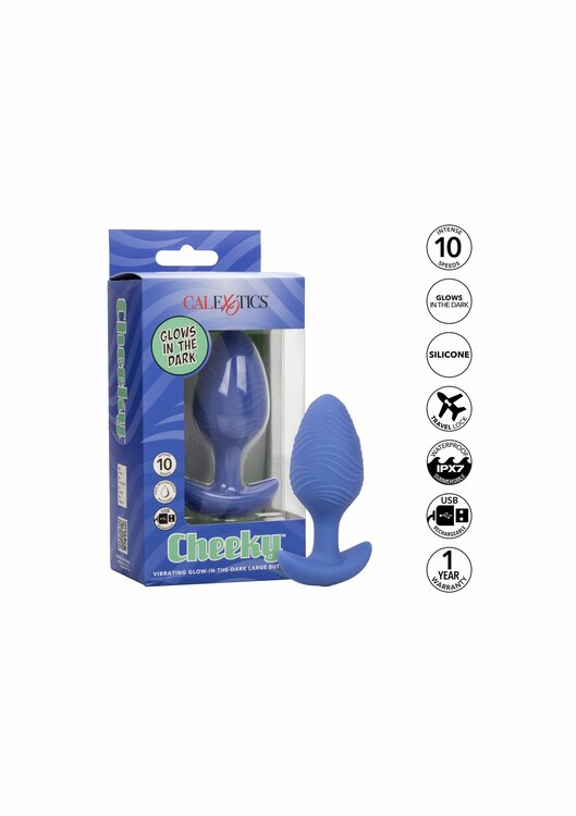 Cheeky Glow Vibrating Plug L