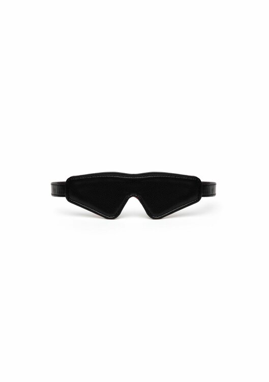 Reverse PU Leather Blindfold