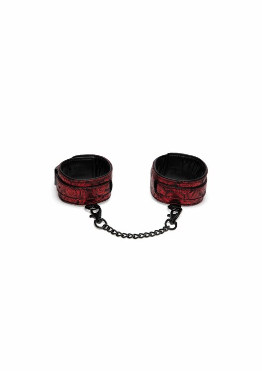 Reverse PU Leather Ankle Cuffs