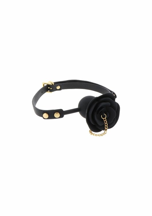 Rose Ball Gag with Plug