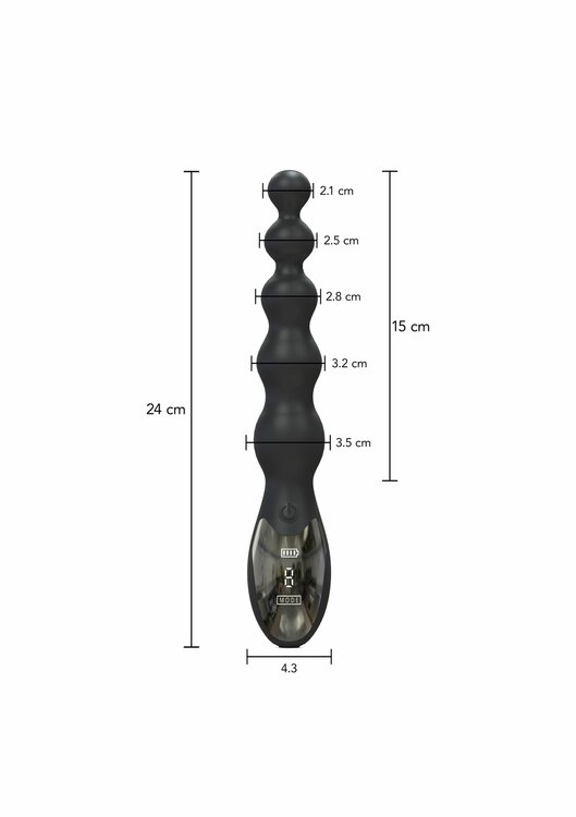 Beaded Anal Power Vibrator