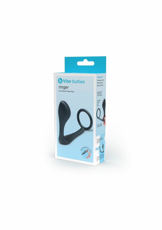 B-Vibe Ringer Cock Ring &amp; Plug