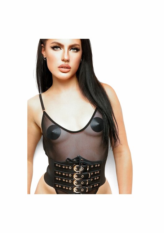 Buckled Front Waist Cincher