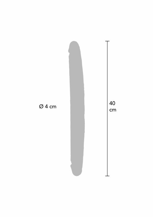 Silicone Foreskin D-Dong 40 cm