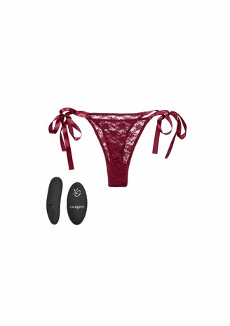 Remote Control Lace Thong Set