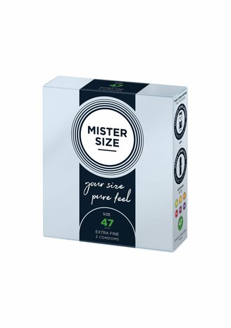 MISTER SIZE 47mm Condoms 3pcs