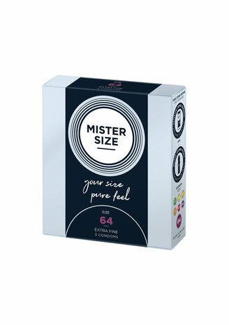 MISTER SIZE 64mm Condoms 3pcs