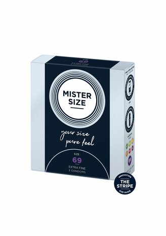 MISTER SIZE 69mm Condoms 3pcs