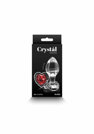 Crystal Desires Red Heart M