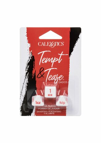 Tempt &amp; Tease Dados - ESPANOL