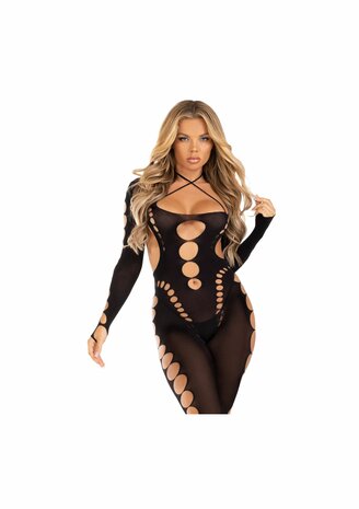 Seamless footless bodystocking