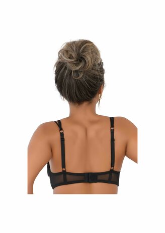 Unlined bra w faux underbust