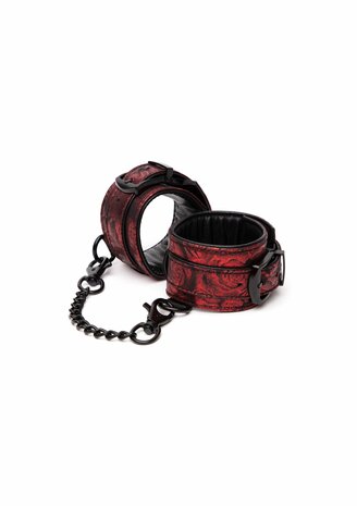 Reverse PU Leather Wrist Cuffs