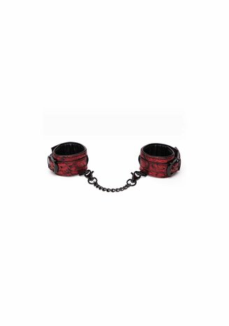 Reverse PU Leather Wrist Cuffs