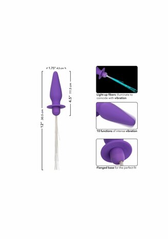 Vibrating Light Up Anal Probe