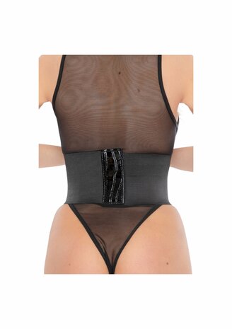 Croco Front Waist Cincher