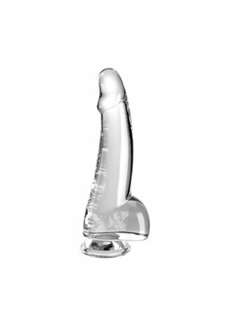 King Cock Clear 7.5 Inch Balls